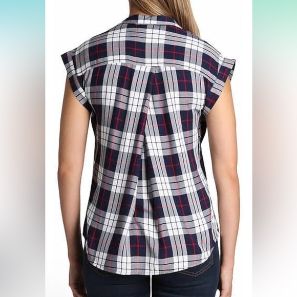 Women’s Plaid Button Top Size XS - Picture 2 of 3